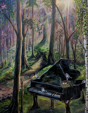 Kunst verleiht Flügel (Verkauft/Sold)