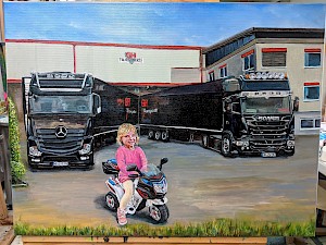 Haikos kleines und großes Kunst-Werk (Verkauft/Sold)